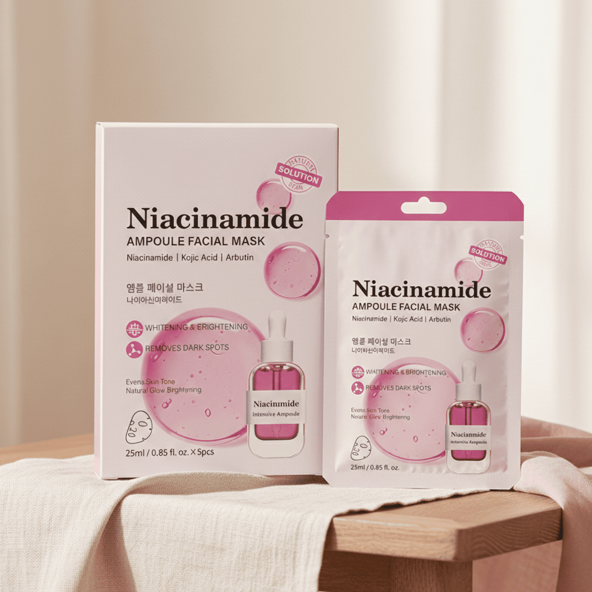 Masque facial à la niacinamide