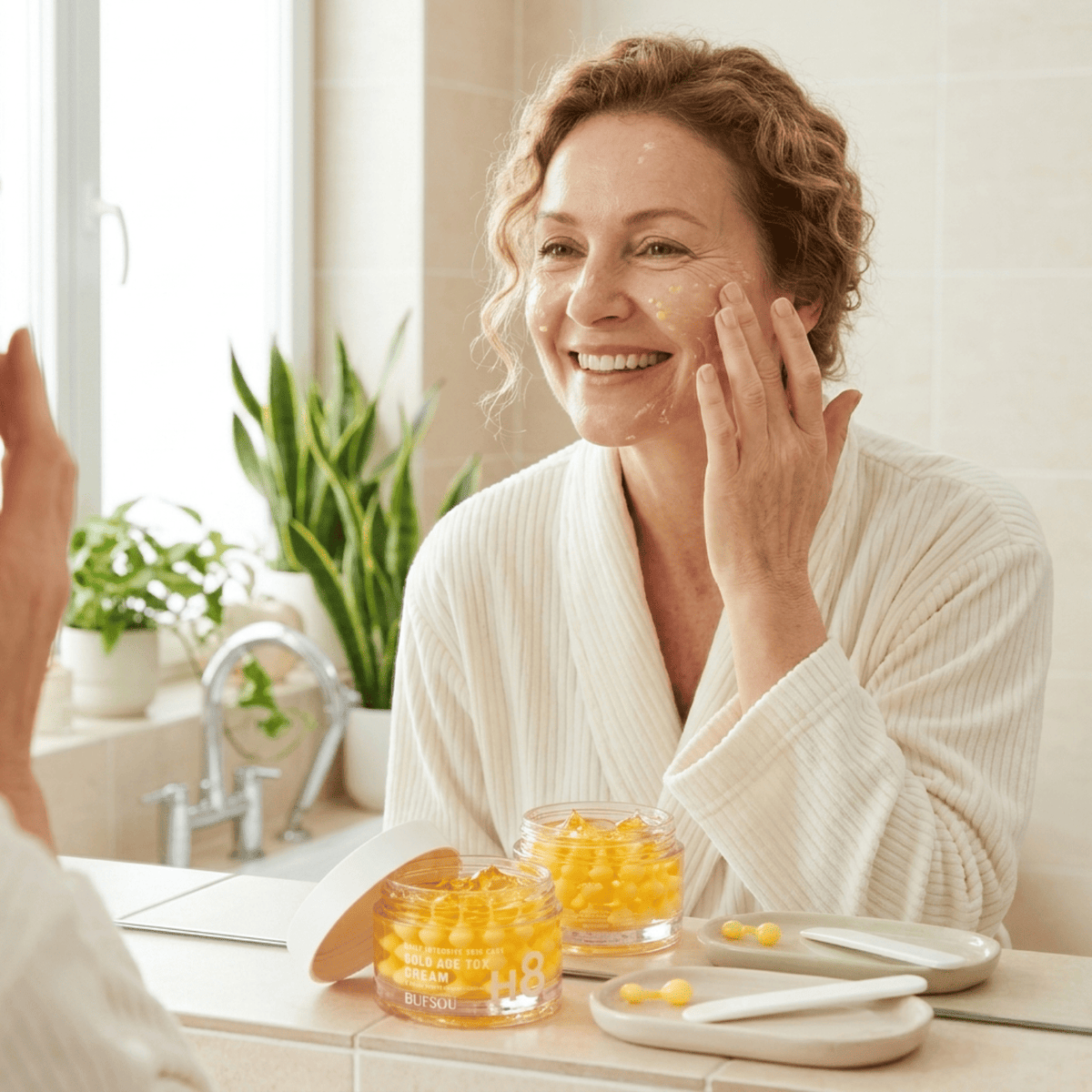 Crème Anti-Âge Hydratant Acide Hyaluronique Vitamine C