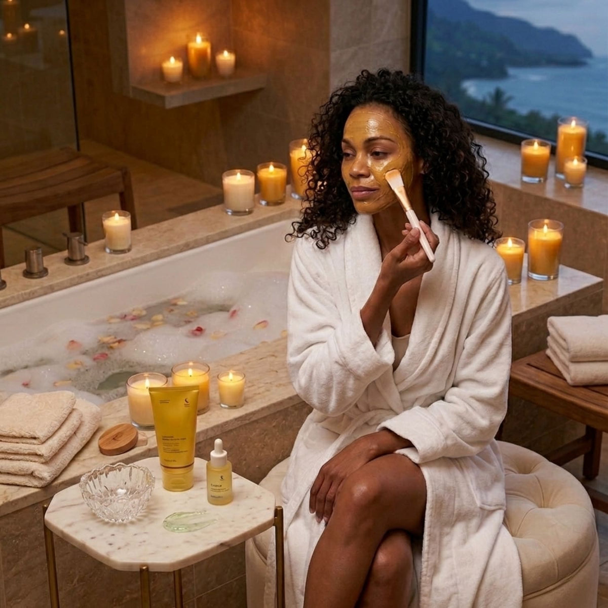 Masque Gel au Curcuma et à l'Acide Kojique